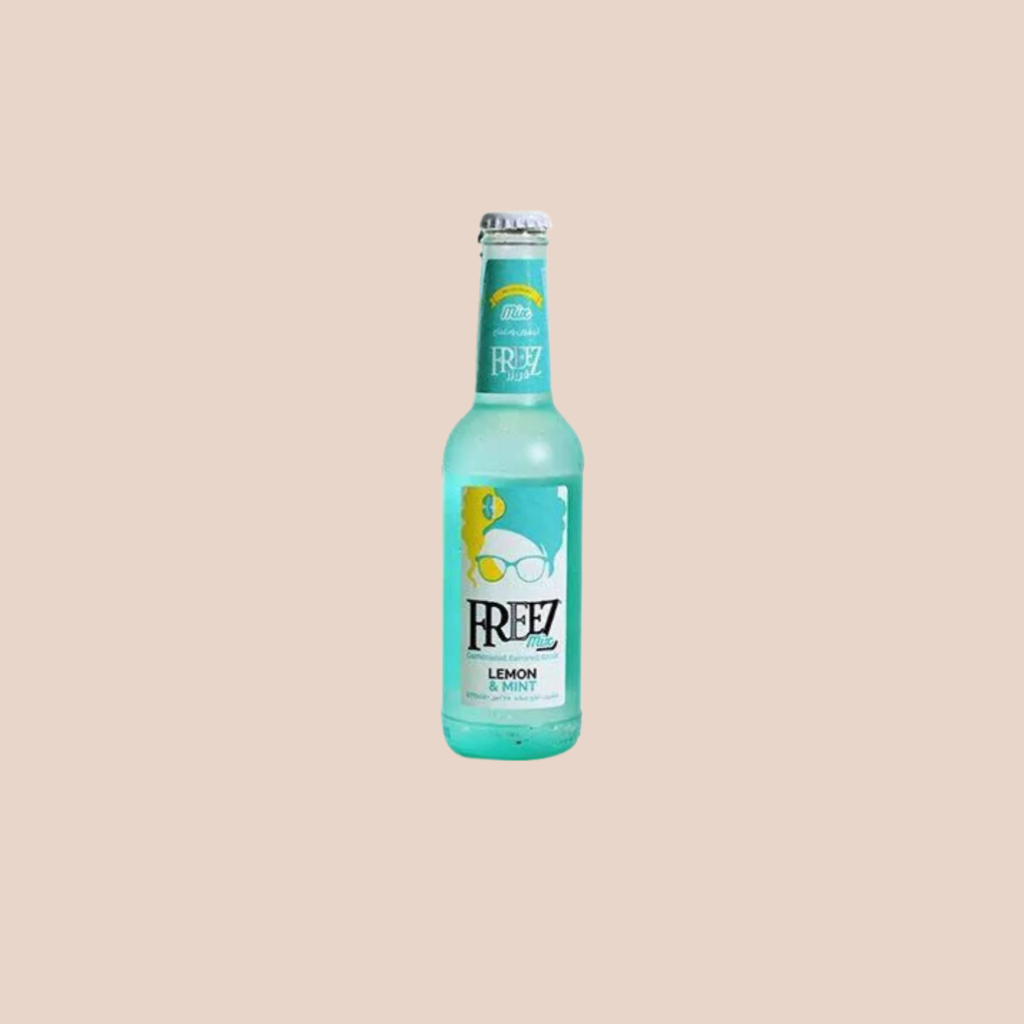 Freez - Carbonated Soda Flavored Cold Drink Non Alcoholic - Lemon Mint 275ml