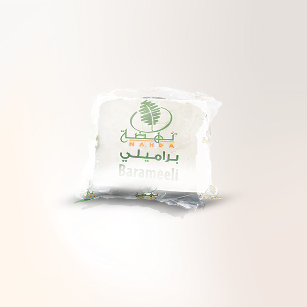 white cheese in clear bag