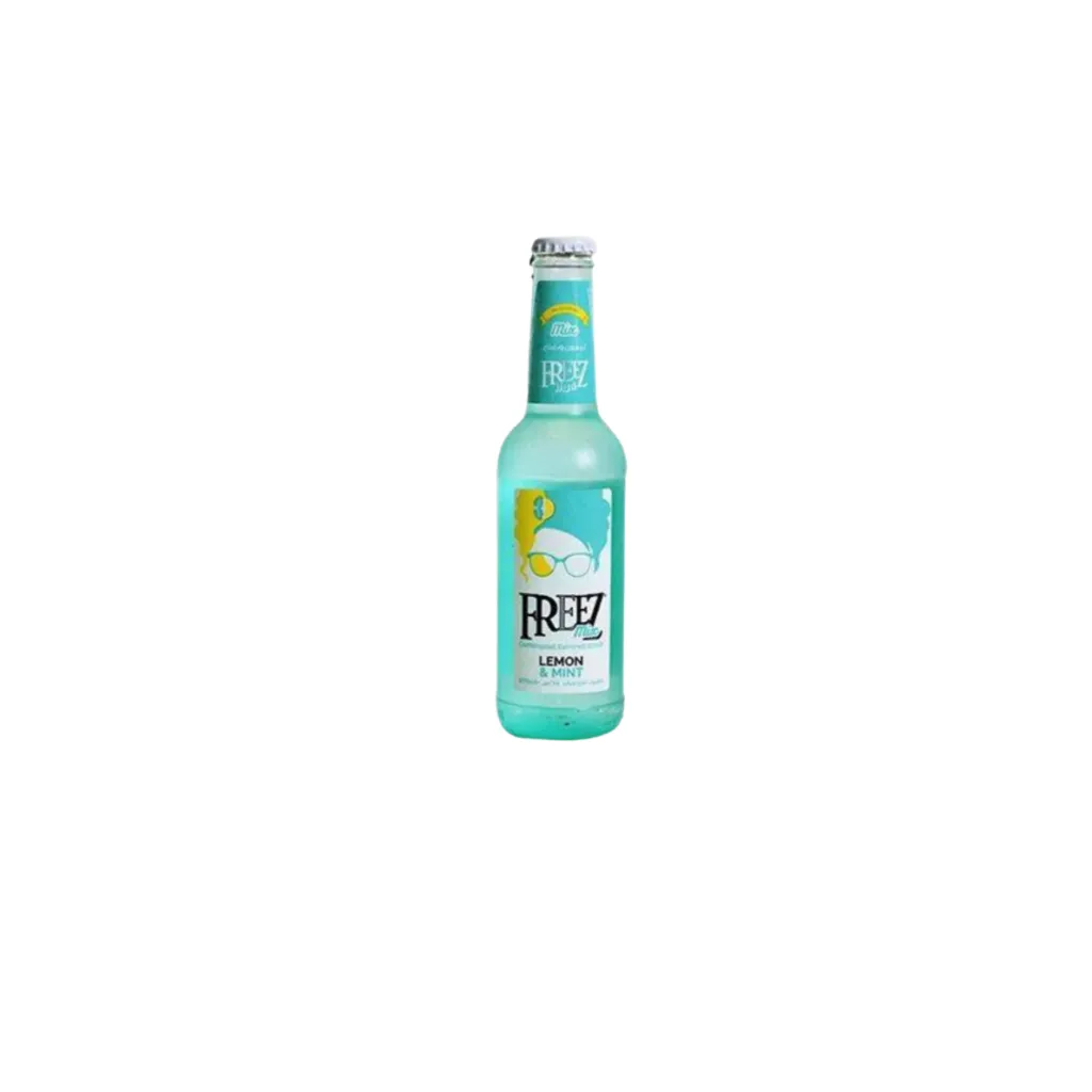 Freez lemon mint carbonated soda 275ml bottle