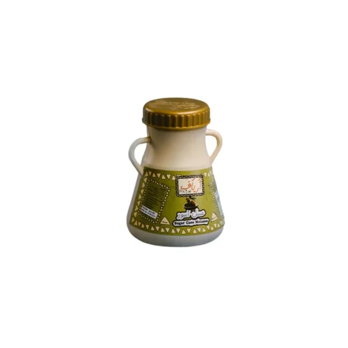 Aryaf SugarCane Honey 750g in a glass jar glowing with golden light and natural shine.