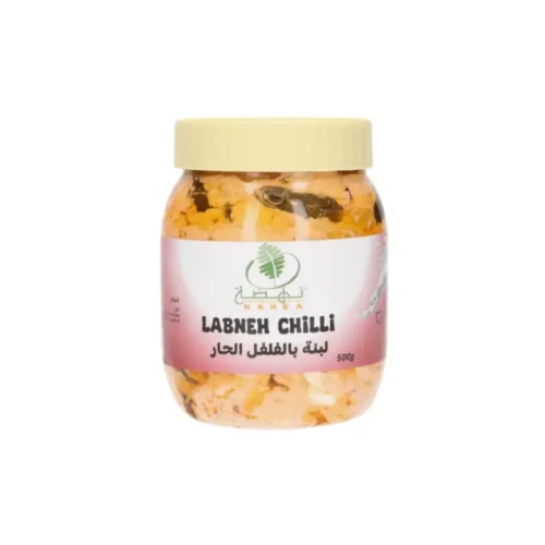 Spicy labneh blended with chili for a bold flavor.